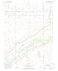 preview thumbnail of historical topo map of Otero County, CO in 1953
