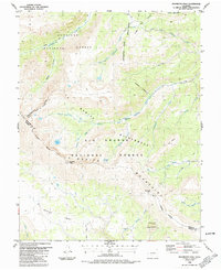 Download a high-resolution, GPS-compatible USGS topo map for Halfmoon Pass, CO (1986 edition)