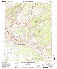 Download a high-resolution, GPS-compatible USGS topo map for Halfmoon Pass, CO (2005 edition)