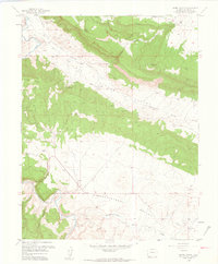 Download a high-resolution, GPS-compatible USGS topo map for Hamm Canyon, CO (1961 edition)