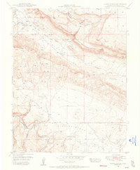 Download a high-resolution, GPS-compatible USGS topo map for Hamm Canyon, CO (1955 edition)