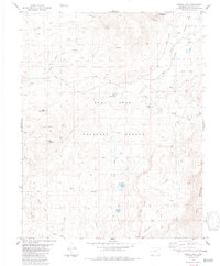 preview thumbnail of historical topo map of Archuleta County, CO in 1984