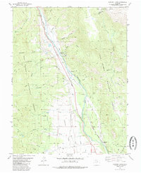 Download a high-resolution, GPS-compatible USGS topo map for Harvard Lakes, CO (1985 edition)