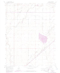 preview thumbnail of historical topo map of Otero County, CO in 1966
