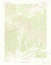 Download a high-resolution, GPS-compatible USGS topo map for Hawxhurst Creek, CO (1973 edition)