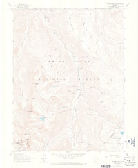 Download a high-resolution, GPS-compatible USGS topo map for Hayden Peak, CO (1968 edition)