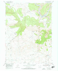 Download a high-resolution, GPS-compatible USGS topo map for Hells Canyon, CO (1978 edition)