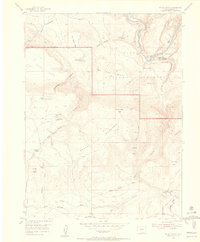 Download a high-resolution, GPS-compatible USGS topo map for Hells Canyon, CO (1955 edition)