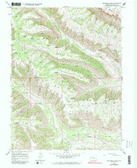 Download a high-resolution, GPS-compatible USGS topo map for Henderson Ridge, CO (1982 edition)