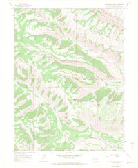 Download a high-resolution, GPS-compatible USGS topo map for Henderson Ridge, CO (1968 edition)