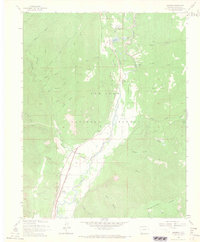 Download a high-resolution, GPS-compatible USGS topo map for Hermosa, CO (1970 edition)