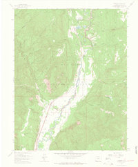 Download a high-resolution, GPS-compatible USGS topo map for Hermosa, CO (1965 edition)