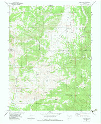 preview thumbnail of historical topo map of Fremont County, CO in 1983