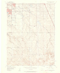 preview thumbnail of historical topo map of Highlands Ranch, CO in 1957