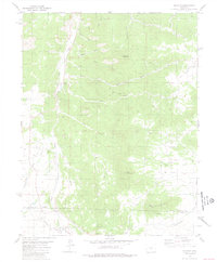 Download a high-resolution, GPS-compatible USGS topo map for Hillside, CO (1981 edition)