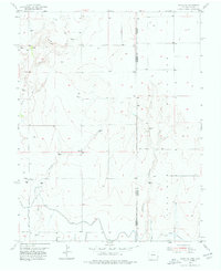 preview thumbnail of historical topo map of Prowers County, CO in 1955