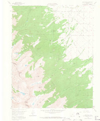 Download a high-resolution, GPS-compatible USGS topo map for Horn Peak, CO (1966 edition)