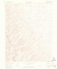 Download a high-resolution, GPS-compatible USGS topo map for Horn Peak, CO (1966 edition)