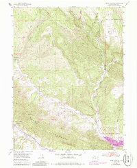 Download a high-resolution, GPS-compatible USGS topo map for Horse Mountain, CO (1986 edition)