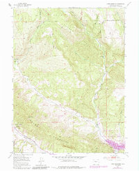 Download a high-resolution, GPS-compatible USGS topo map for Horse Mountain, CO (1984 edition)
