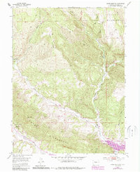 Download a high-resolution, GPS-compatible USGS topo map for Horse Mountain, CO (1988 edition)