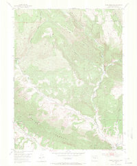 Download a high-resolution, GPS-compatible USGS topo map for Horse Mountain, CO (1971 edition)