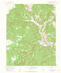 Download a high-resolution, GPS-compatible USGS topo map for Horse Range Mesa, CO (1961 edition)