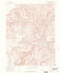 Download a high-resolution, GPS-compatible USGS topo map for Horse Range Mesa, CO (1961 edition)