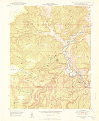 Download a high-resolution, GPS-compatible USGS topo map for Horse Range Mesa, CO (1950 edition)