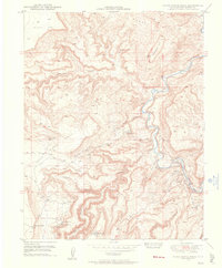 Download a high-resolution, GPS-compatible USGS topo map for Horse Range Mesa, CO (1955 edition)