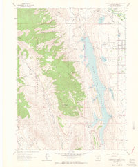 Download a high-resolution, GPS-compatible USGS topo map for Horsetooth Reservoir, CO (1964 edition)