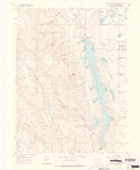 Download a high-resolution, GPS-compatible USGS topo map for Horsetooth Reservoir, CO (1964 edition)
