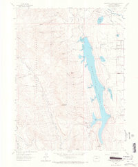 Download a high-resolution, GPS-compatible USGS topo map for Horsetooth Reservoir, CO (1968 edition)