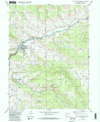 Download a high-resolution, GPS-compatible USGS topo map for Hot Sulphur Springs, CO (1981 edition)