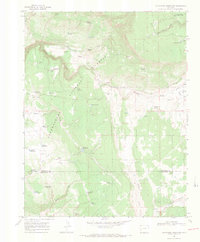 preview thumbnail of historical topo map of Montrose County, CO in 1967