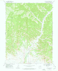 Download a high-resolution, GPS-compatible USGS topo map for Howard Canyon, CO (1975 edition)