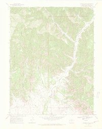 Download a high-resolution, GPS-compatible USGS topo map for Howard Canyon, CO (1971 edition)