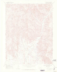 Download a high-resolution, GPS-compatible USGS topo map for Howard Canyon, CO (1971 edition)