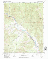 Download a high-resolution, GPS-compatible USGS topo map for Howard, CO (1985 edition)