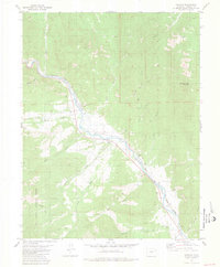 Download a high-resolution, GPS-compatible USGS topo map for Howard, CO (1981 edition)