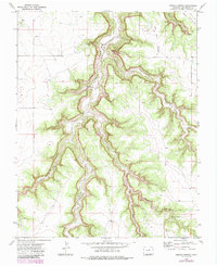 Download a high-resolution, GPS-compatible USGS topo map for Humbar Spring, CO (1985 edition)