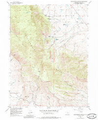 Download a high-resolution, GPS-compatible USGS topo map for Independence Mountain, CO (1985 edition)