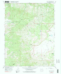 preview thumbnail of historical topo map of Mesa County, CO in 1965
