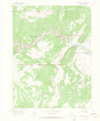 Download a high-resolution, GPS-compatible USGS topo map for Indian Water Canyon, CO (1965 edition)