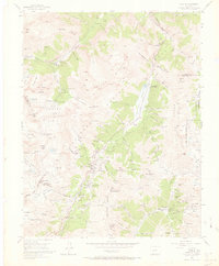 Download a high-resolution, GPS-compatible USGS topo map for Ironton, CO (1971 edition)