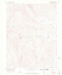 preview thumbnail of historical topo map of Gunnison County, CO in 1967