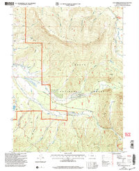 Download a high-resolution, GPS-compatible USGS topo map for Jack Creek Ranch, CO (2004 edition)