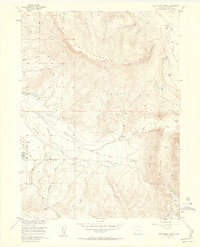 Download a high-resolution, GPS-compatible USGS topo map for Jack Creek Ranch, CO (1958 edition)
