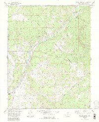 preview thumbnail of historical topo map of Archuleta County, CO in 1984