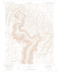 Download a high-resolution, GPS-compatible USGS topo map for Joe Davis Hill, CO (1974 edition)